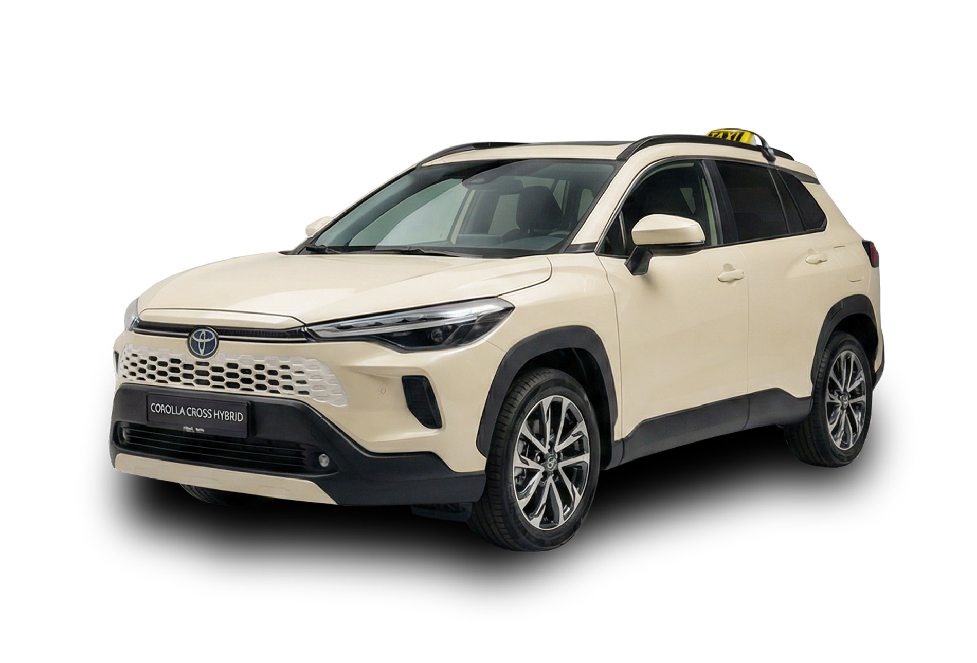 Toyota Corolla Cross als Taxi bei Reuss Funkservice in Hamburg