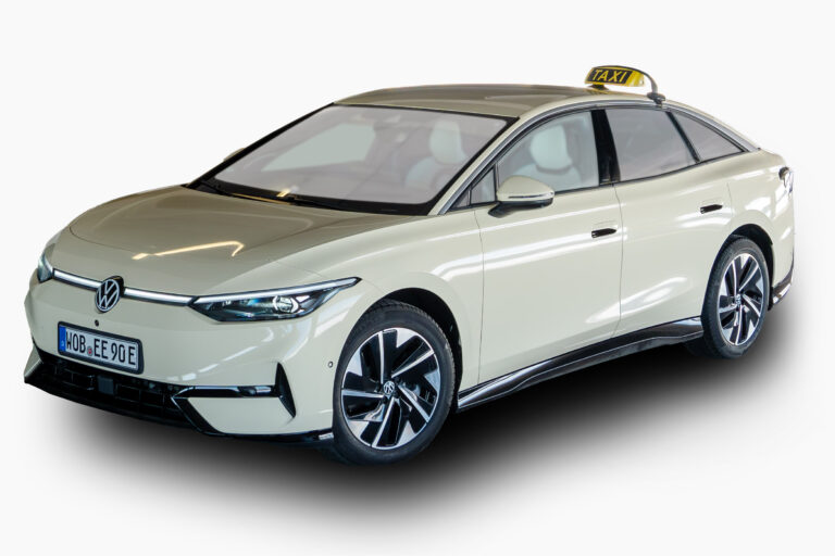 VW ID.7 als Taxi bei Reuss Funkservice in Hamburg