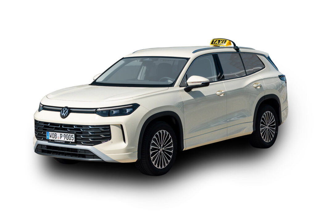 VW Tayron als Taxi bei Reuss Funkservice in Hamburg
